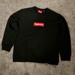 Supreme Box Logo Crewneck Sweatshirt Black